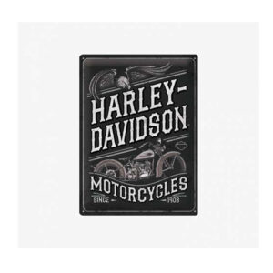 Tac Signs - Placuta metalica 3D [30x40cm] Harley Motorcycle Eagle