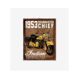 Tac Signs - Placuta metalica [32x41cm] Indian Roadmaster Chief 1953