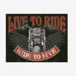 Tac Signs - Placuta metalica [32x41cm] [L]ive To Ride Bike