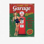 Tac Signs - Placuta metalica [30x40cm] Tune Up Garage Pinup