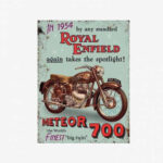 Tac Signs - Placuta metalica [30x40cm] Royal Enfield Meteor 700