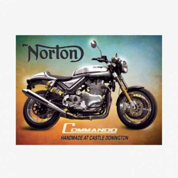 Tac Signs - Placuta metalica [30x40cm] Norton CoMMando