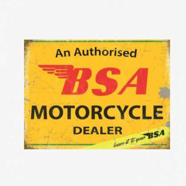 Tac Signs - Placuta metalica [30x40cm] Bsa Dealer
