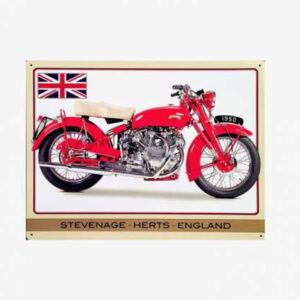 Tac Signs - Placuta metalica [30x41cm] Vincent Touring Rapide 1950