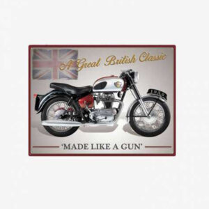 Tac Signs - Placuta metalica [30x41cm] Royal Enfield