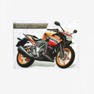 Tac Signs - Placuta metalica [30x41cm] Repsol HRC