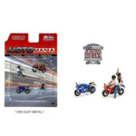American Diorama [1:64] - Figurina Moto Mania Figure Set Including 2 Bikes