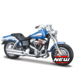 MAISTO [1:18] - Harley Davidson 2009 FXDFSE Cvo Fat Bob, metallic Blue