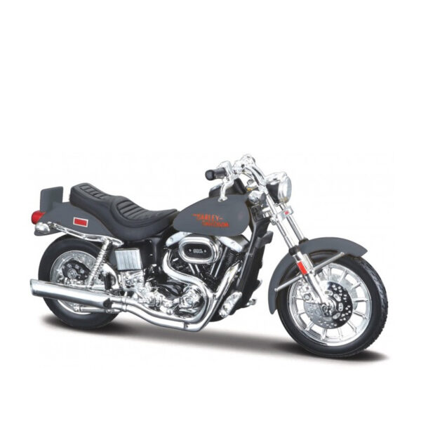 MAISTO [1:18] - Harley Davidson 1977 FXS Low Rider, Grey