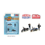 American Diorama [1:64] - Figurina Moto Mania Figure Set Including 2 Bikes