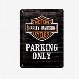 Tac Signs - Placuta metalica 3D [15x20cm] Harley Parking Only
