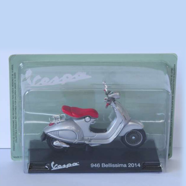 Magazine Models [1:18] - Vespa 2014 946 Bellissima, Grey/Red