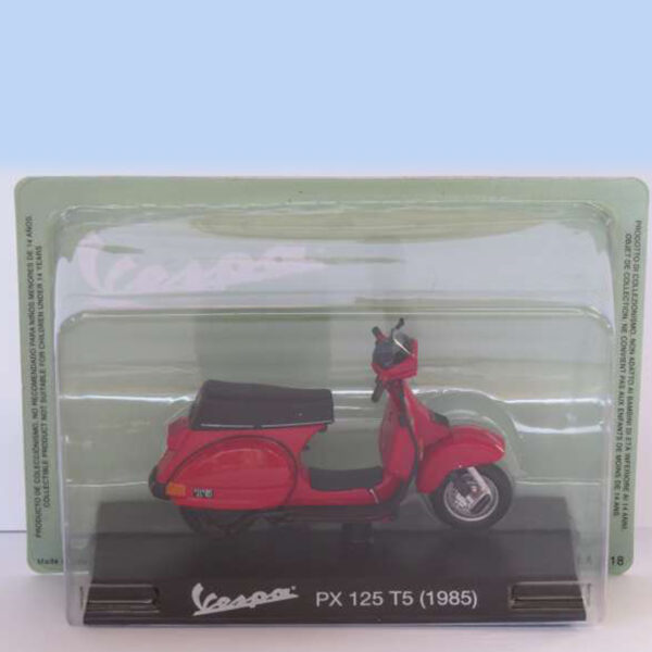 Magazine Models [1:18] - Vespa 1985 PX 125 T5, Red