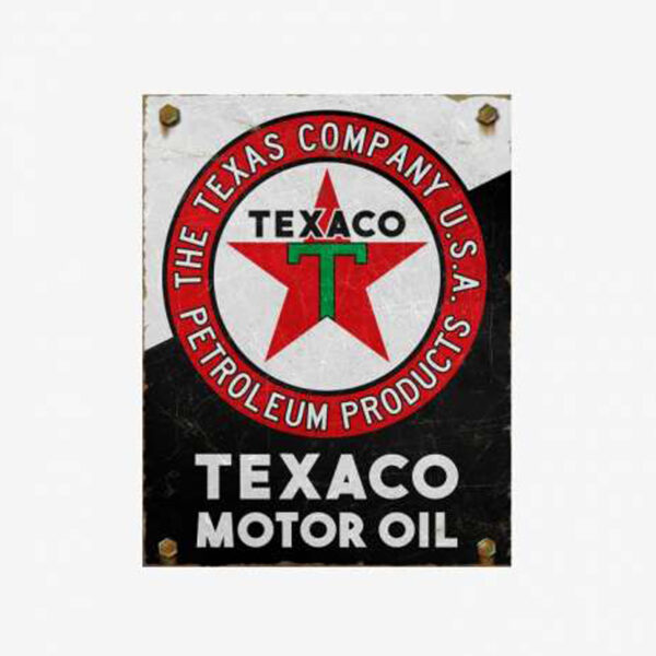 Tac Signs - Placuta metalica [32x41cm] Texaco Motor Oil