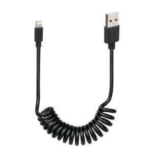 LAMPA - APPLE 8PIN RECOIL CABLE 1M MAX (RECHAGE & SYNC)