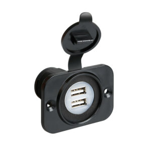 LAMPA - DOUBLE USB PORT W/PROTECTIVE CAP