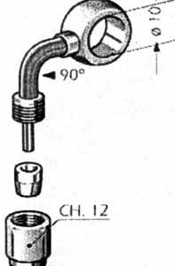 BANJO FRANA 90 GRADE dreapta