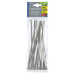 LAMPA - Coliere inox [banduiti, soricei, tierap] 4,7mm x 20cm, 20 buc.