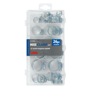 LAMPA - Coliere rotunde inox, asortate, 26 bucati