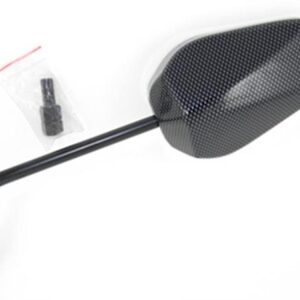 MOTOPRO - Oglinda universala, M10 - carbon [hexagonala]