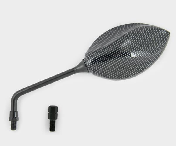MOTOPRO - SLIM, oglinda universala, M10 - carbon