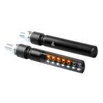 LAMPA - [LED] CORNER LIGHTS IN BLACK COLOUR LINE-SQ FRONT