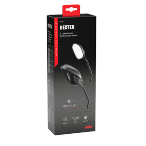 LAMPA - DEXTER set oglinzi universale, M10 x 1.25, negru