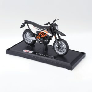 MAISTO [1:18] - KTM 690 SMC R, negru/alb/portocaliu