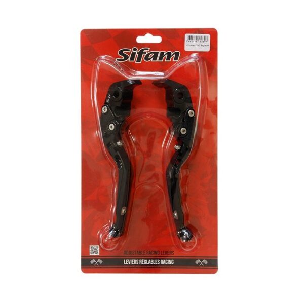 SIFAM - Set manete CNC [reglabile / pliabile ] - YAMAHA MT-07 / MT-09