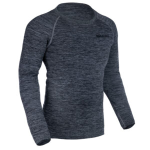 OXFORD - Bluza corp Advanced Base Layer MS Top Charcoal