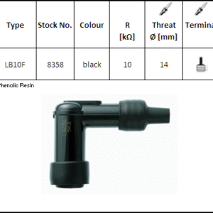 NGK - Pipa bachelita LB10F