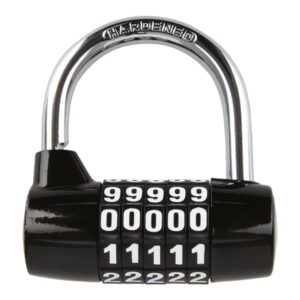 OXFORD - 5-digit Combination Padlock Black
