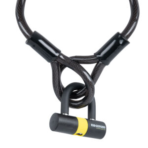 OXFORD - Loop Lock15 Cable & Mini Shackle Lock 15mm x 2.0m