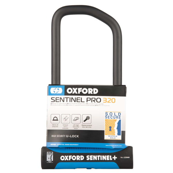 OXFORD - Sentinel Pro U-Lock 320mm x 177MM