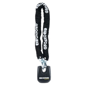 OXFORD - MONSTER 12mm SQUARE CHAIN & PADLOCK 1.5M