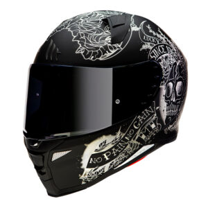 MT Helmets - Casca REVENGE 2 Skull & Roses
