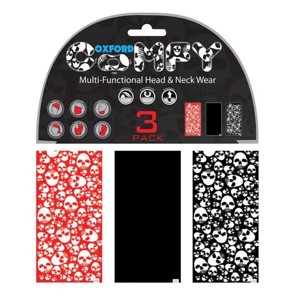 OXFORD - Protectie gat si cap COMFY [set 3 bucati] [neck tube]