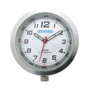 OXFORD - Ceas ANACLOCK, titanium / alb