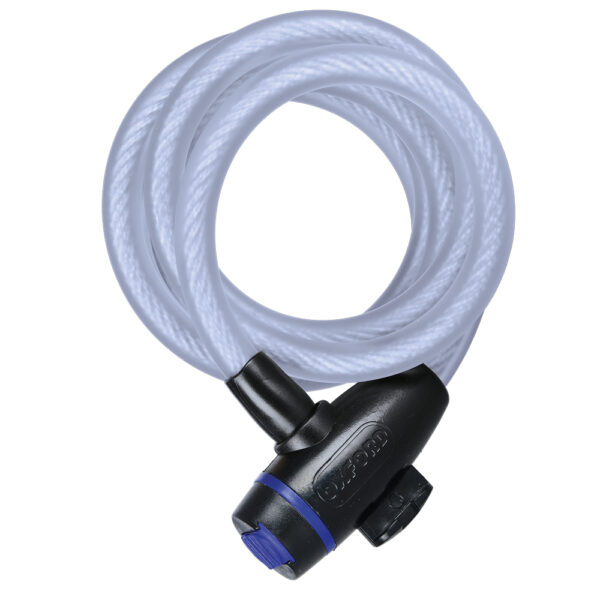 OXFORD - CABLE LOCK 1.8M X 12mm - CLEAR