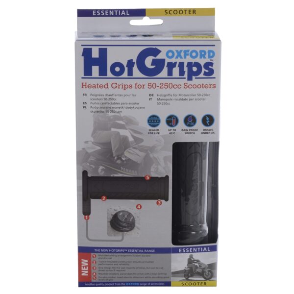 OXFORD - HOTGRIPS SCOOTER WITH PANEL SWITCH