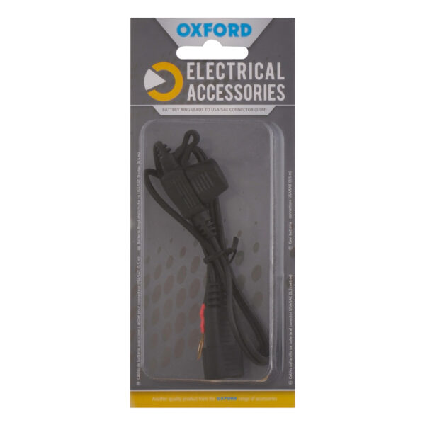 OXFORD - Battery ring leads to USA/SAE connector