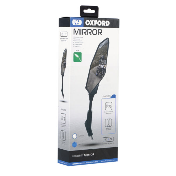 OXFORD - KITE, oglinda universala dreapta, M10 [pereche cu OX155]