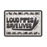 OXFORD - Placuta metalica [30x20cmx0.25mm] Loud Pipes Save Lives
