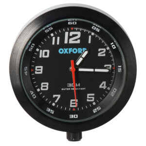 OXFORD - Ceas ANACLOCK, negru / negru