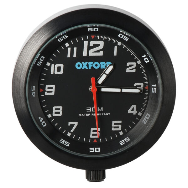 OXFORD - Ceas ANACLOCK, negru / negru