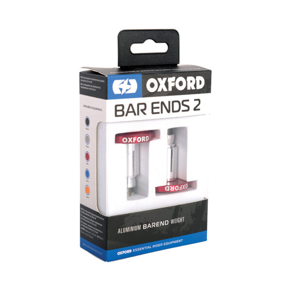 OXFORD - Capete ghidon (contragreutati) BAR ENDS 2 - RED (cod vechi: OX-OX181)