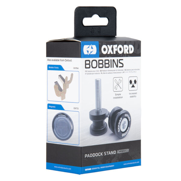 OXFORD - Pini bascula M12 (1.25 thread) Black