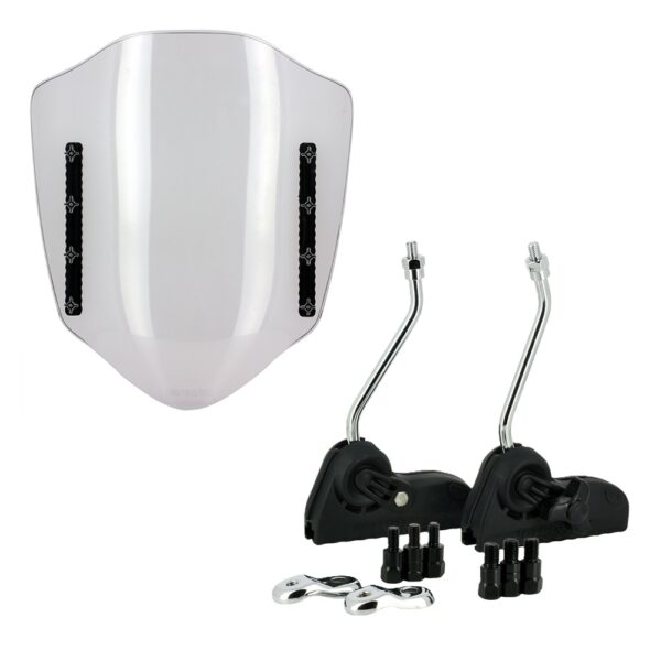 SIFAM - PARBRIZ REGLABIL 430/450mm + KIT MONTAJ