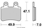 SIFAM - Placute frana KYOTO S1116 = SBS 773HF, 167HF [SEMI-METALICE]