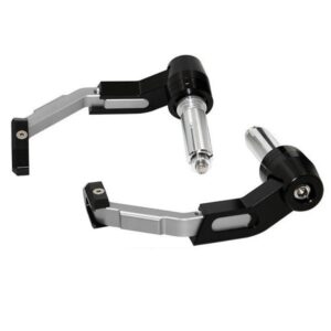 SIFAM - Set protectii leviere FRANA/AMBREIAJ [diam. 13mm - 17mm] ARGINTIU - METAL CNC